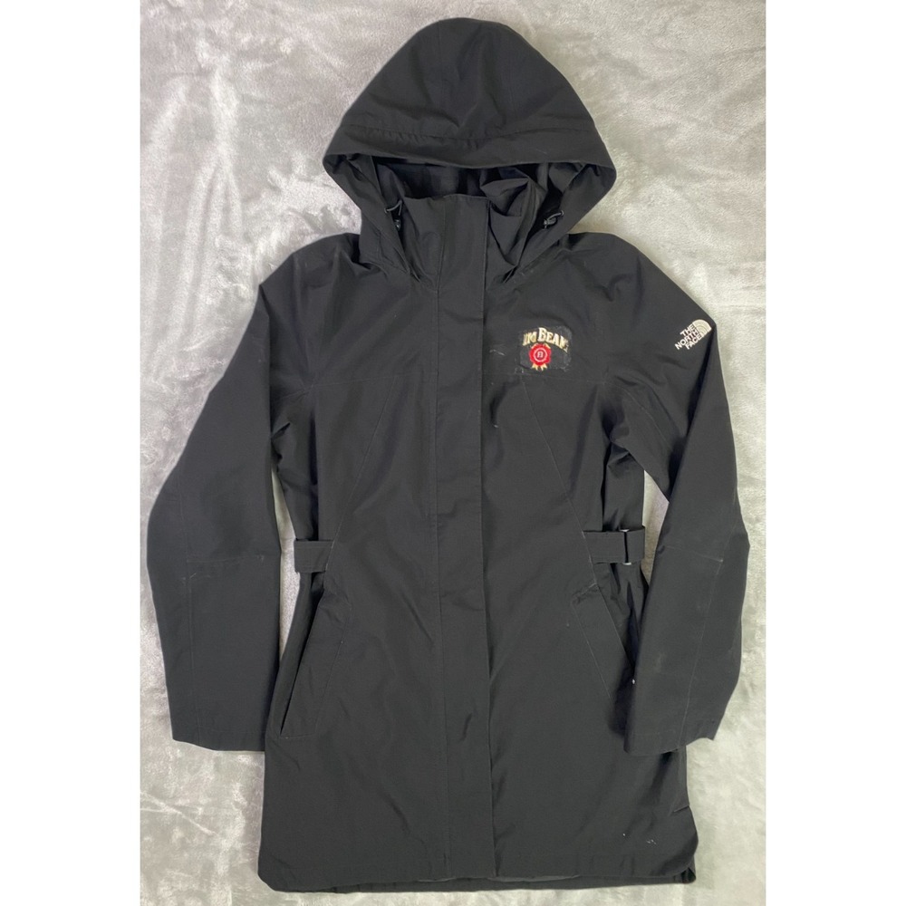 The North Face x Jim Beam Ladies City Trench Jacket Parka Coat Women S Black Pro